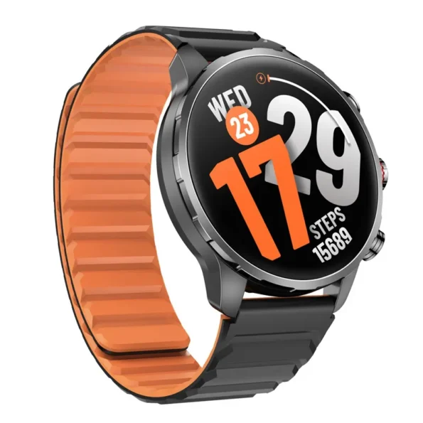 Montre Connectée Kieslect KR3 1,5" AMOLED - GPS - 5ATM - Steel Black