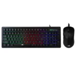 Ensemble Clavier & Souris Gamer Filaire Baracuda Orca - RGB - Noir