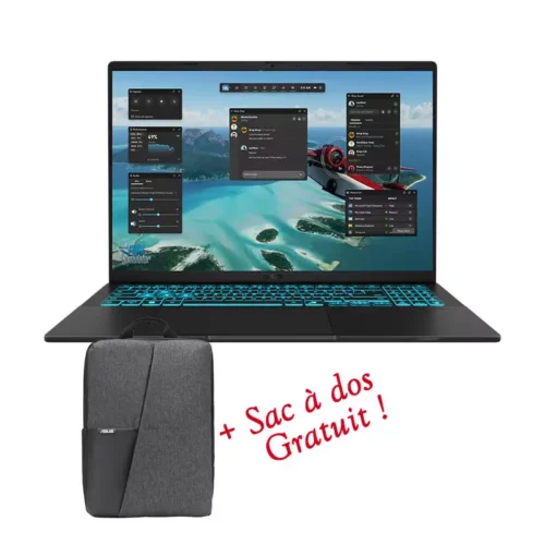 PC Portable ASUS V3607 - Core 7 240H - 8Go DDR5 - RTX 3050 6Go - 512Go SSD NVMe - Sac à Dos