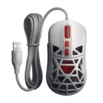 Souris Gamer Baracuda Seal - 12800 DPI - 7 Boutons - RGB - Blanc
