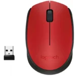Souris Sans Fil Logitech M171 - 2,4 GHz - 3 Boutons - Rouge