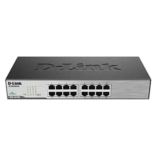 Switch D-LINK DES-1016D 16 Ports Fast Ethernet - Rackable Métallique