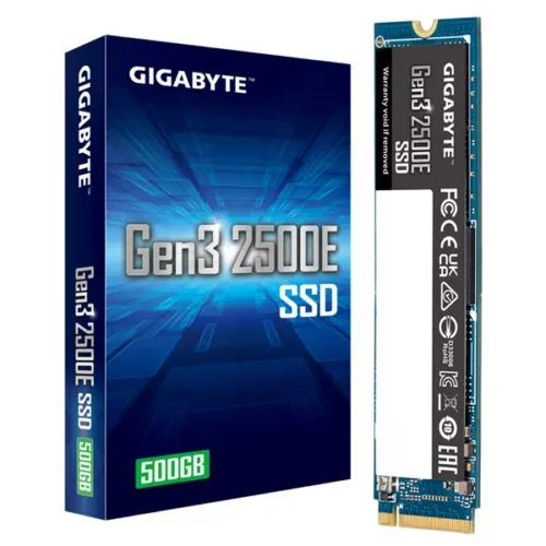 Disque Dur SSD Interne GIGABYTE 2500E - 500 Go - M.2 NVMe PCIe 3.0
