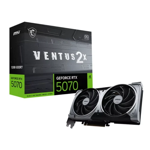 Carte Graphique MSI GeForce RTX 5070 VENTUS 2X OC - 12 Go GDDR7