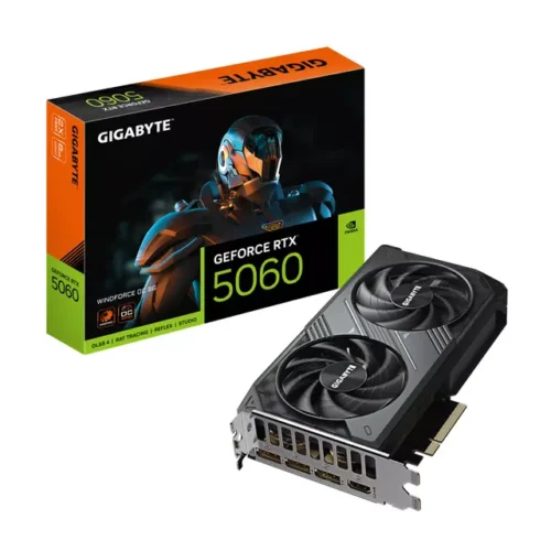 Carte Graphique GIGABYTE GeForce RTX 5060 WINDFORCE 2X OC 8G GDDR7