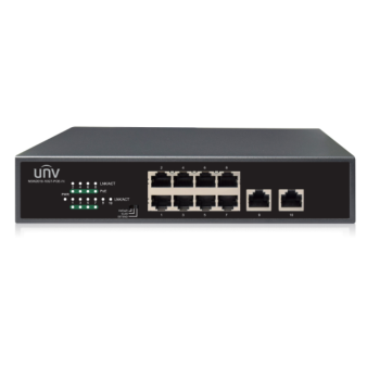 Switch PoE Gigabit UNV NSW2010-10GT-POE-IN - 10 Ports - 8 Ports PoE - 1000 Mbps