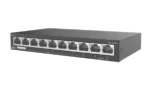 Switch PoE UNV NSW2020-10T-POE-IN - 10 Ports Fast Ethernet - 8 Ports PoE - 88 W