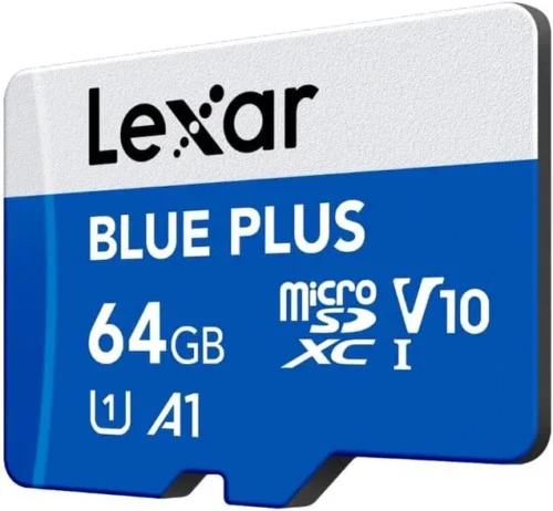 Carte Mémoire Lexar Blue Plus - 64 Go - microSDHC UHS-I