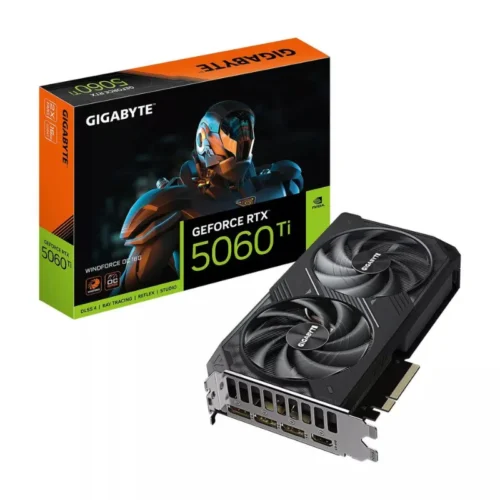 Carte Graphique GIGABYTE GeForce RTX 5060 Ti WINDFORCE OC - 8 Go GDDR7