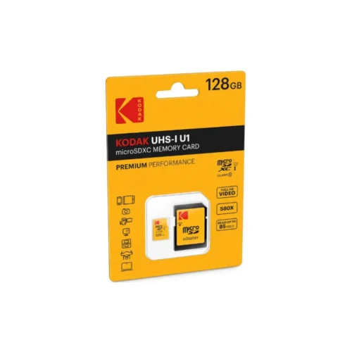 Carte Mémoire KODAK SDXC - 128 Go - UHS-I U3 - Classe 10