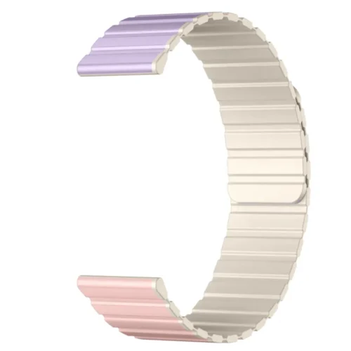Bracelet Smartwatch KIESLECT - 20 mm - Acier Inoxydable - Violet & Rose