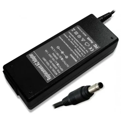 Chargeur Adaptable HP 19V 4,74A - 90W - 7,4 × 5,0 mm - Noir