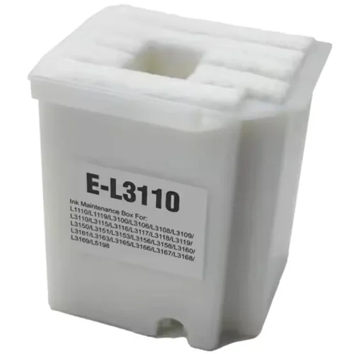 Collecteur d'Encre / Maintenance Box ADAPTABLE Epson - L3210 / L3150 / L3100 - Blanc