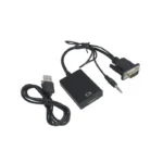 Convertisseur VGA Mâle vers HDMI Femelle - Avec Audio - Full HD