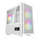Boîtier PC DeepCool CH360 DIGITAL - Micro-ATX / Mini-ITX - ARGB - Blanc