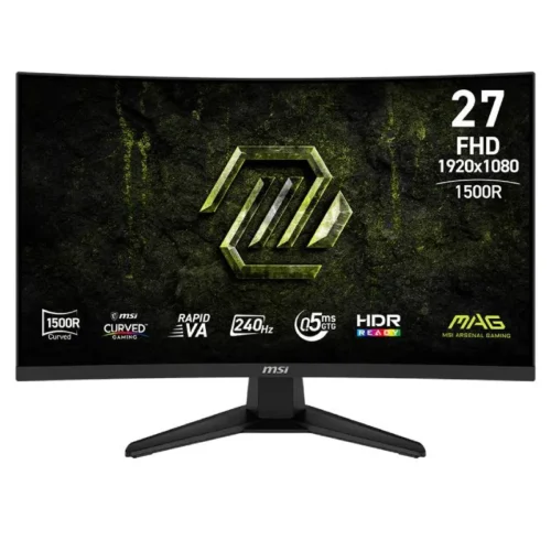 Écran Gaming MSI MAG 275CF X24 - 27" Full HD 240Hz - Rapid VA - Incurvé