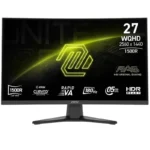 Écran Gaming MSI MAG 275CQF E18 - 27" WQHD 180Hz - Rapid VA - Incurvé
