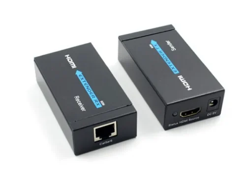 Extendeur HDMI 60 m - RJ45 Cat6 - 1080p - Noir