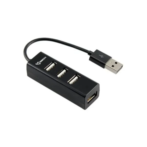 Hub USB SBOX H-204N 4 Ports - USB 2.0 - Noir