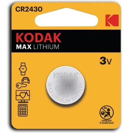 Pile Bouton KODAK Max Lithium CR2430 - 3V