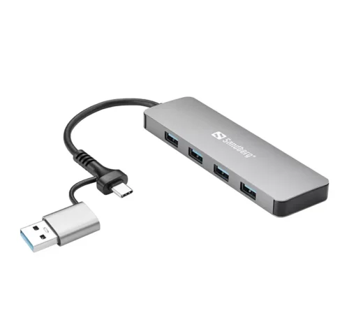 Hub USB Sandberg 136-63 USB-A vers 4 × USB 3.0 - 5 Gbit/s