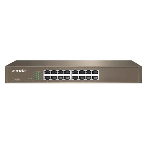 Switch de Bureau TENDA TEF1016D - 16 Ports Fast Ethernet 10/100