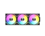Ventilateur PC Raidmax 3-en-1 RGB - 120 mm - Noir