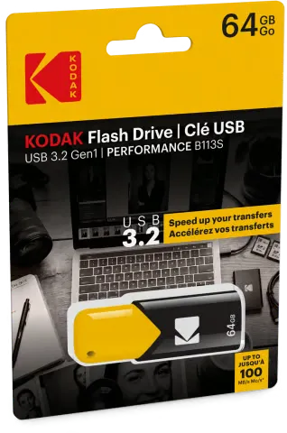 Clé USB KODAK Performance B113S 64 Go USB 3.2 Gen 1