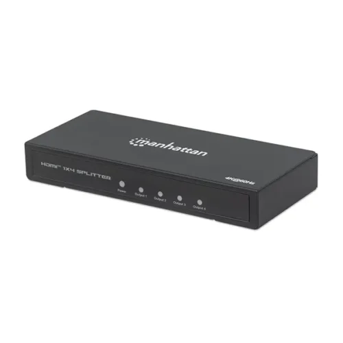 Splitter HDMI 4 Ports MANHATTAN 207805 4K UHD 60 Hz - Noir