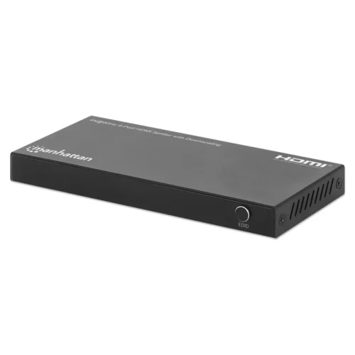 Splitter HDMI 4 Ports MANHATTAN 208369 - 4K UHD - 60 Hz HDR - Noir
