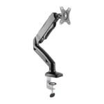 Support de Bureau MANHATTAN 462495 pour Moniteur 17" à 32" - Aluminium Noir - 9 kg