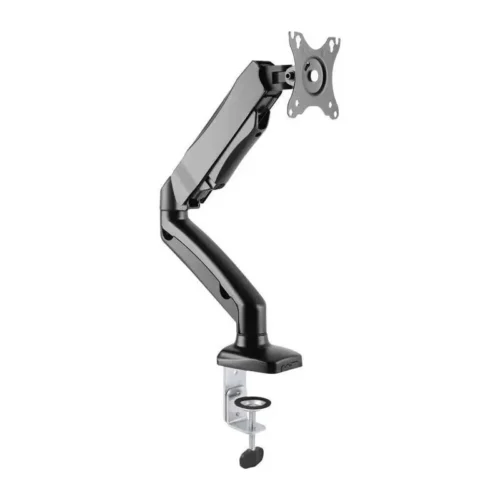 Support de Bureau MANHATTAN 462495 pour Moniteur 17" à 32" - Aluminium Noir - 9 kg