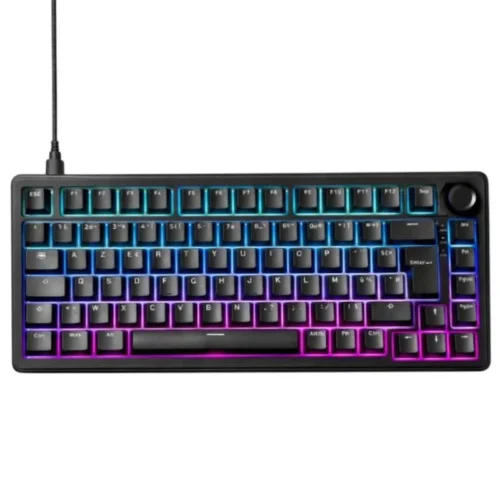 Clavier Gamer Magnétique Filaire THE G-LAB KEYZ ELITE 300 HE AZERTY 8000 Hz - Noir