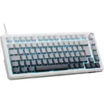 Clavier Gamer Magnétique THE G-LAB KEYZ ELITE 300 HE GRW Filaire 75% 8000 Hz - Blanc