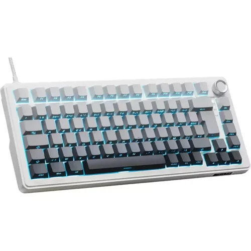 Clavier Gamer Magnétique THE G-LAB KEYZ ELITE 300 HE GRW Filaire 75% 8000 Hz - Blanc