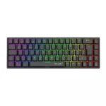 Clavier Gamer Mécanique Sans Fil THE G-LAB KEYZ TITAN B WL FR 65% RGB AZERTY - Noir