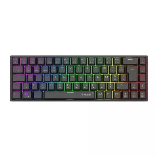 Clavier Gamer Mécanique Sans Fil THE G-LAB KEYZ TITAN B WL FR 65% RGB AZERTY - Noir