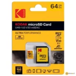 Carte Mémoire Micro SDHC KODAK Premium 64 Go UHS-I U1 Classe 10 avec Adaptateur (Copie)