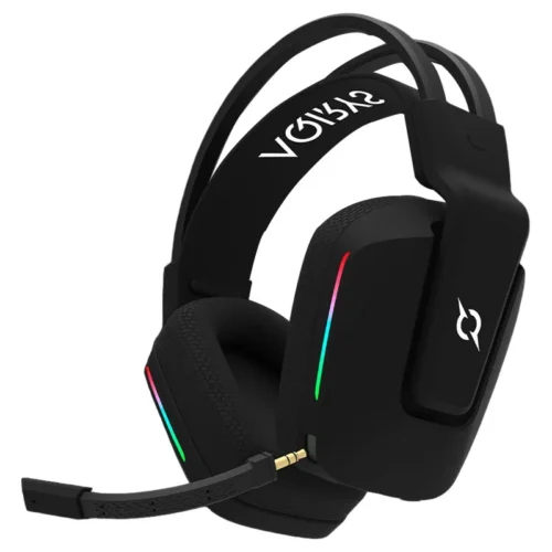 Micro-Casque Gamer Sans Fil AQIRYS ALYA V2 Bluetooth 5.0 2,4 GHz RGB - Noir