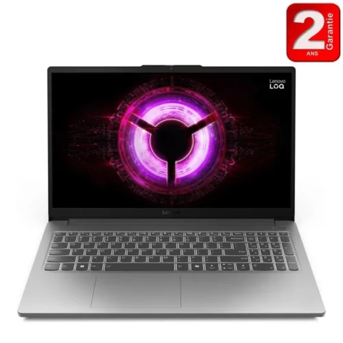 PC Portable Gamer LENOVO LOQ 15ARP10E - Ryzen 5 7535HS - 16 Go DDR5 - 512 Go SSD - RTX 3050 6 Go - 15,6" FHD 144 Hz - Windows 11 - Gris