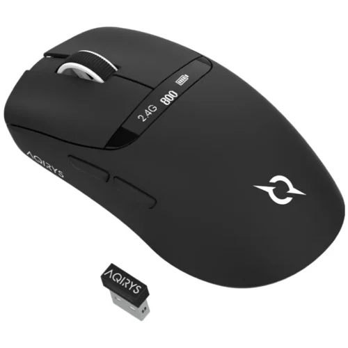 Souris Gamer Sans Fil AQIRYS Nyx 12000 DPI Noir