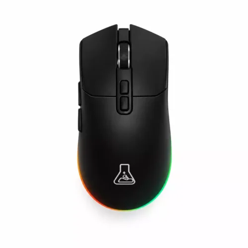 Souris Gamer Sans Fil THE G-LAB KULT SILICIUM 12000 DPI RGB Triple Mode - Noir